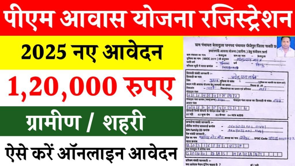 PM Awas Yojana Online Registration