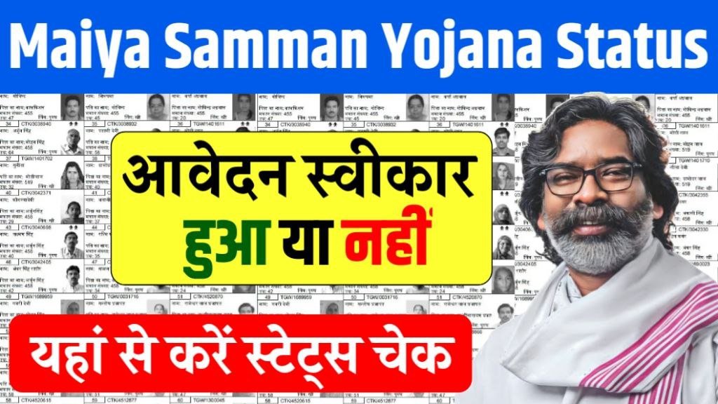 Maiya Samman Yojana Status Check